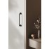 Maner pentru mobila Milano Viefe, finisaj negru mat, L:185 mm