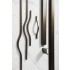 Maner pentru mobilier Brave maro metalizat, L= 160 mm