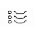 Buton pentru mobila Pendant, finisaj cositor, L:39.3 mm