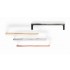 Maner pentru mobila Pura, finisaj nichel negru lustruit, L:168 mm