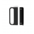 Maner pentru mobila Rim, finisaj negru mat, L 120 mm
