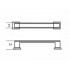 M Roma-160mm GRI ANTIC - Maner mobilier 