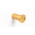 Buton pentru mobila Round, finisaj alama intunecata periata, D:25 mm