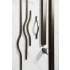 Maner pentru mobilier Brave negru mat, L= 600 mm