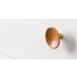 Buton din lemn pentru mobila Disc Wood, finisaj stejar, D 50 mm