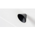 Buton pentru mobila Conic Zamak, finisaj negru mat, D 43 mm