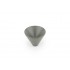 Buton pentru mobila Conic Zamak, finisaj gri muschi, D 29.4 mm