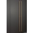 Maner pentru mobilier Graf Mini Long, finisaj alama intunecata periata, L: 1200 mm