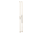 Maner pentru mobilier Graf Mini Long, finisaj alama intunecata periata, L: 1200 mm