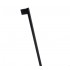 Maner pentru mobilier Graf Mini Long, finisaj negru periat, L: 1200 mm
